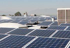 Photo of solar power generation