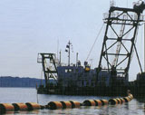 Dredging construction of airport