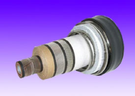 Photograph of superconducting power cable