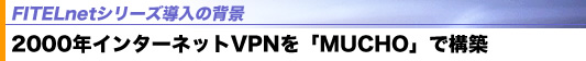 FITELnetシリーズ導入の背景