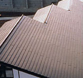 横葺屋根の写真