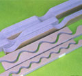 Photograph of Edge cover plate materials