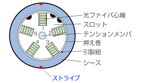 ケーブル断面図